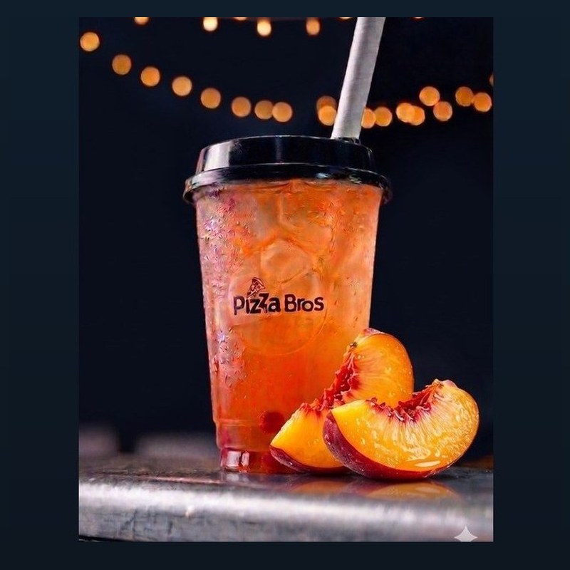 Peach Ice Tea Boba